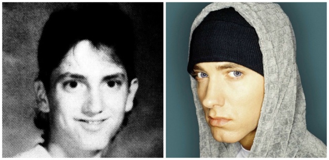 Eminem young and today