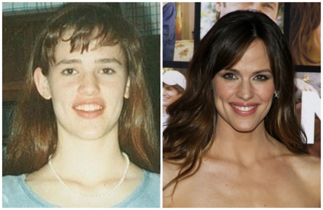Jennifer Garner young and today